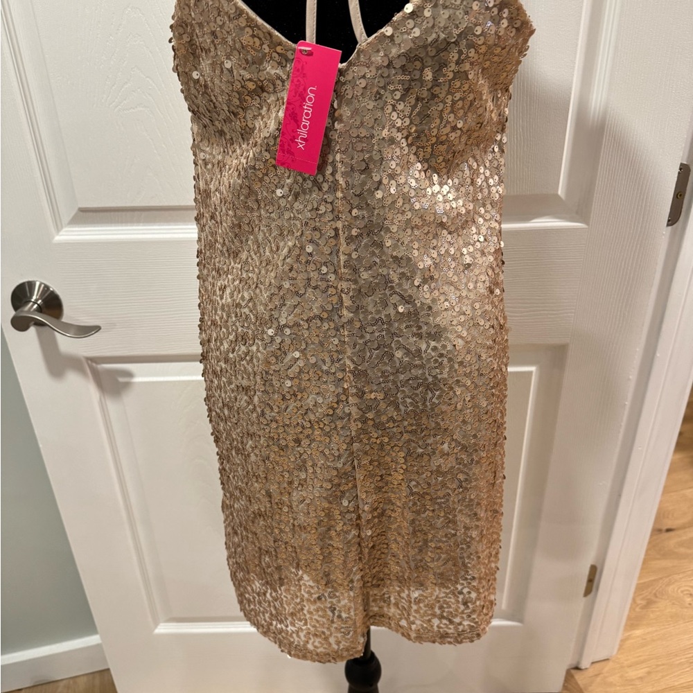 Target Sequin Mini Dress women’s small - Picture 3 of 15